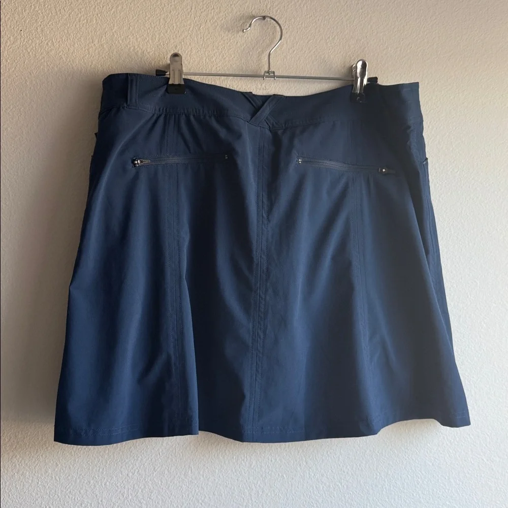 Women’s LL Bean Outdoors Athletic Navy Blue Skort size 14 - Picture 3 of 5